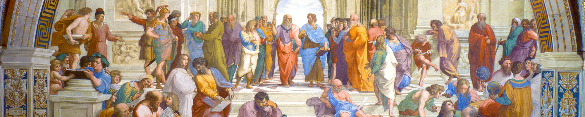 Raphael's painting of Philosophers: The School of Athens